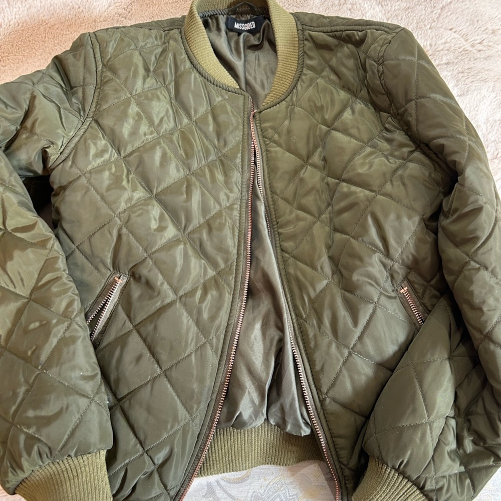Missguided Green Bomber